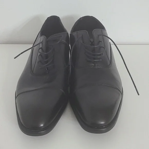Nordstrom black leather oxford - Picture 2 of 6